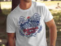 White t-shirt with "Kind Heart, Tough Mind, Unbreakable Spirit" graphic.