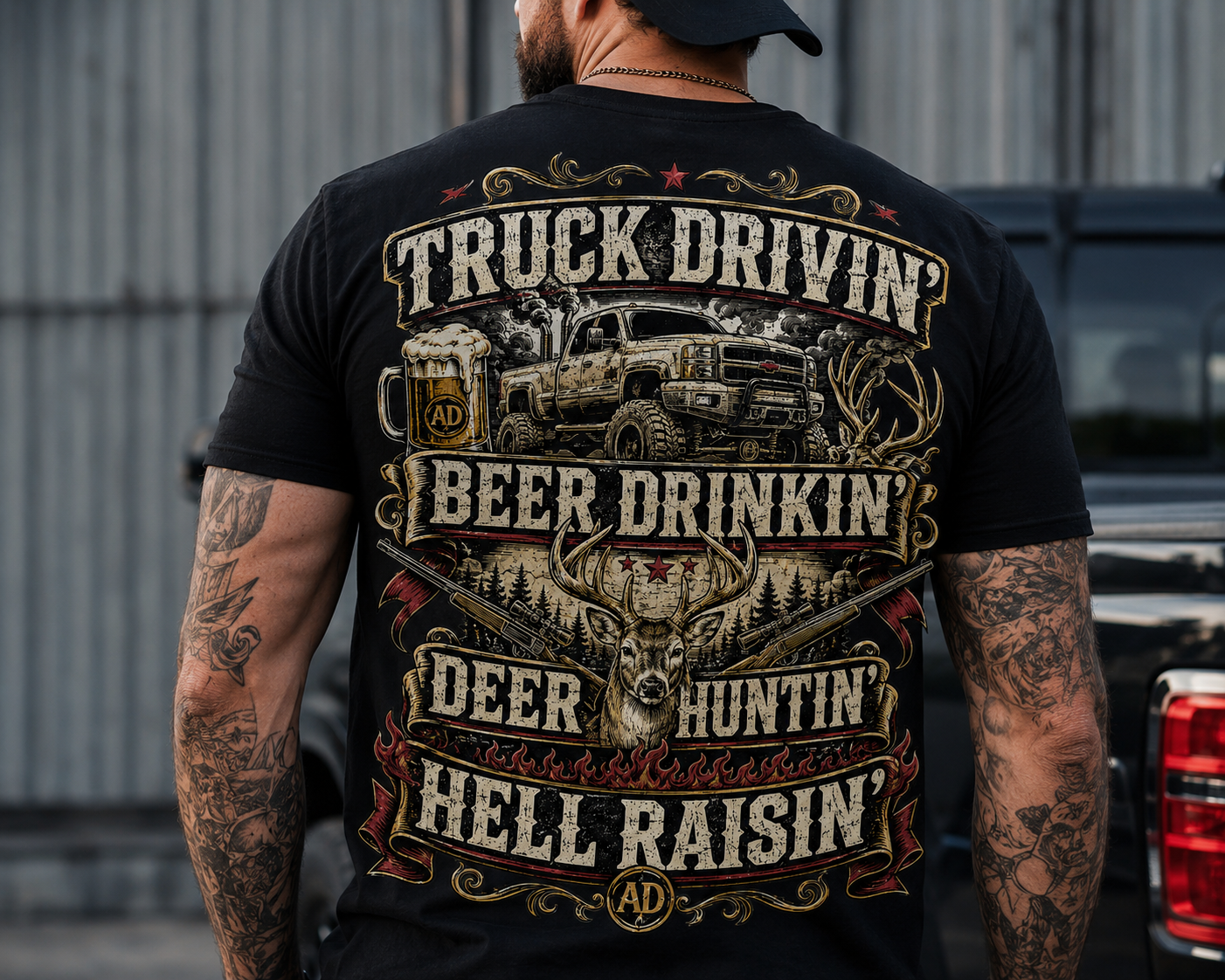 Hell Raisin' Americana Graphic T-Shirt