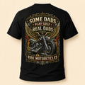 Real Dads Ride Motorcycles Tee | Father’s Day Biker Dad Shirt